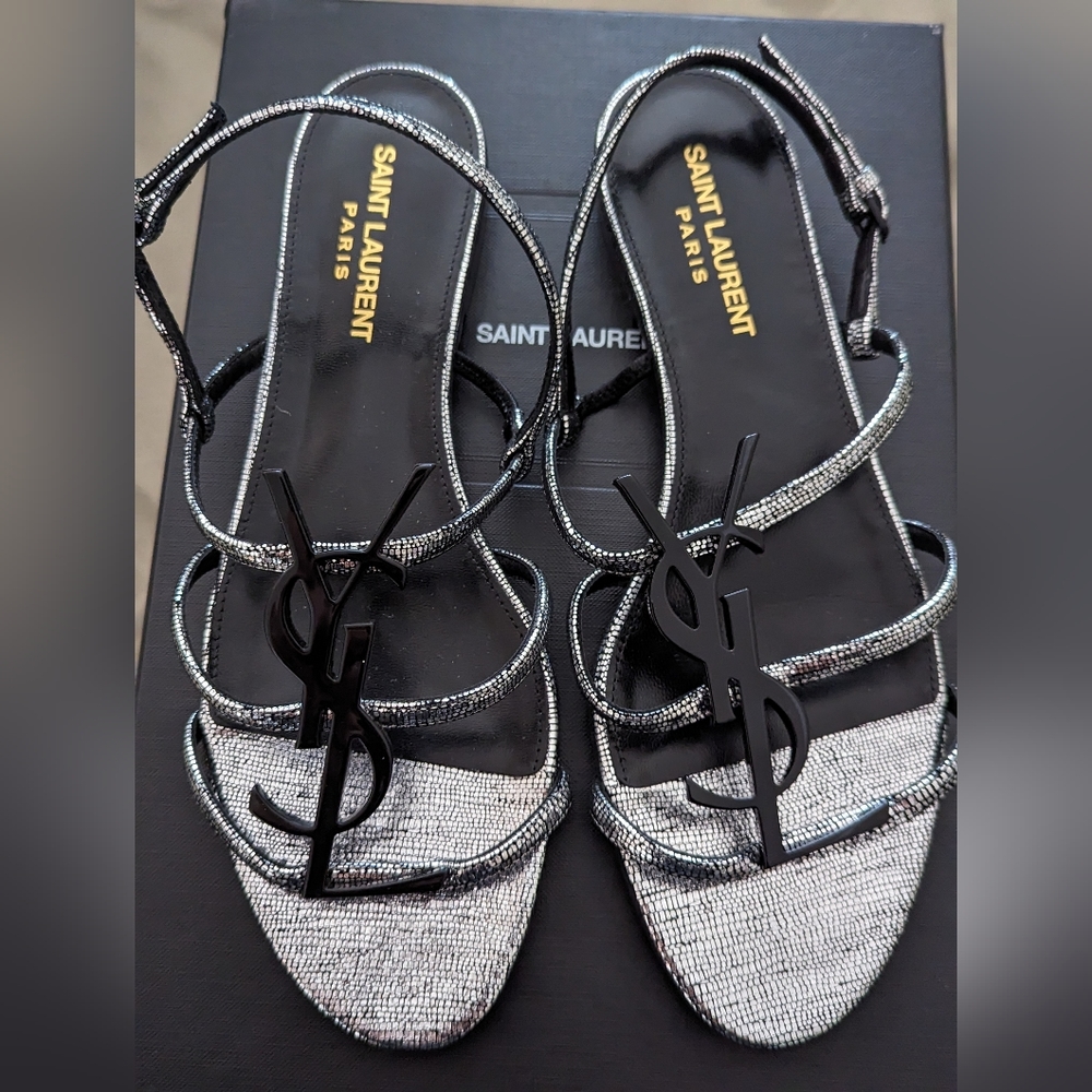 YSL Cassandra Sandals